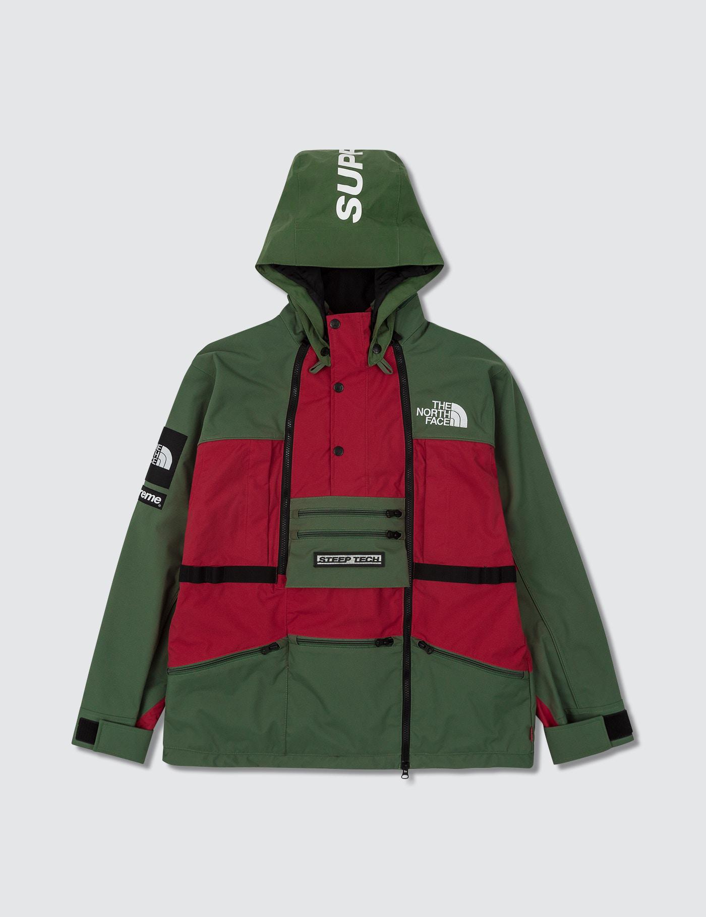 supreme x the north face steep tech