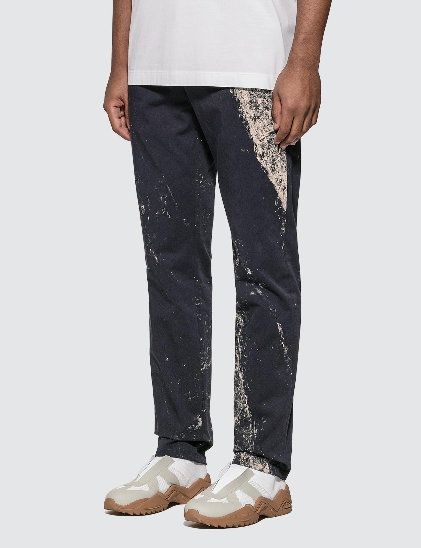 maison margiela paint splatter jeans