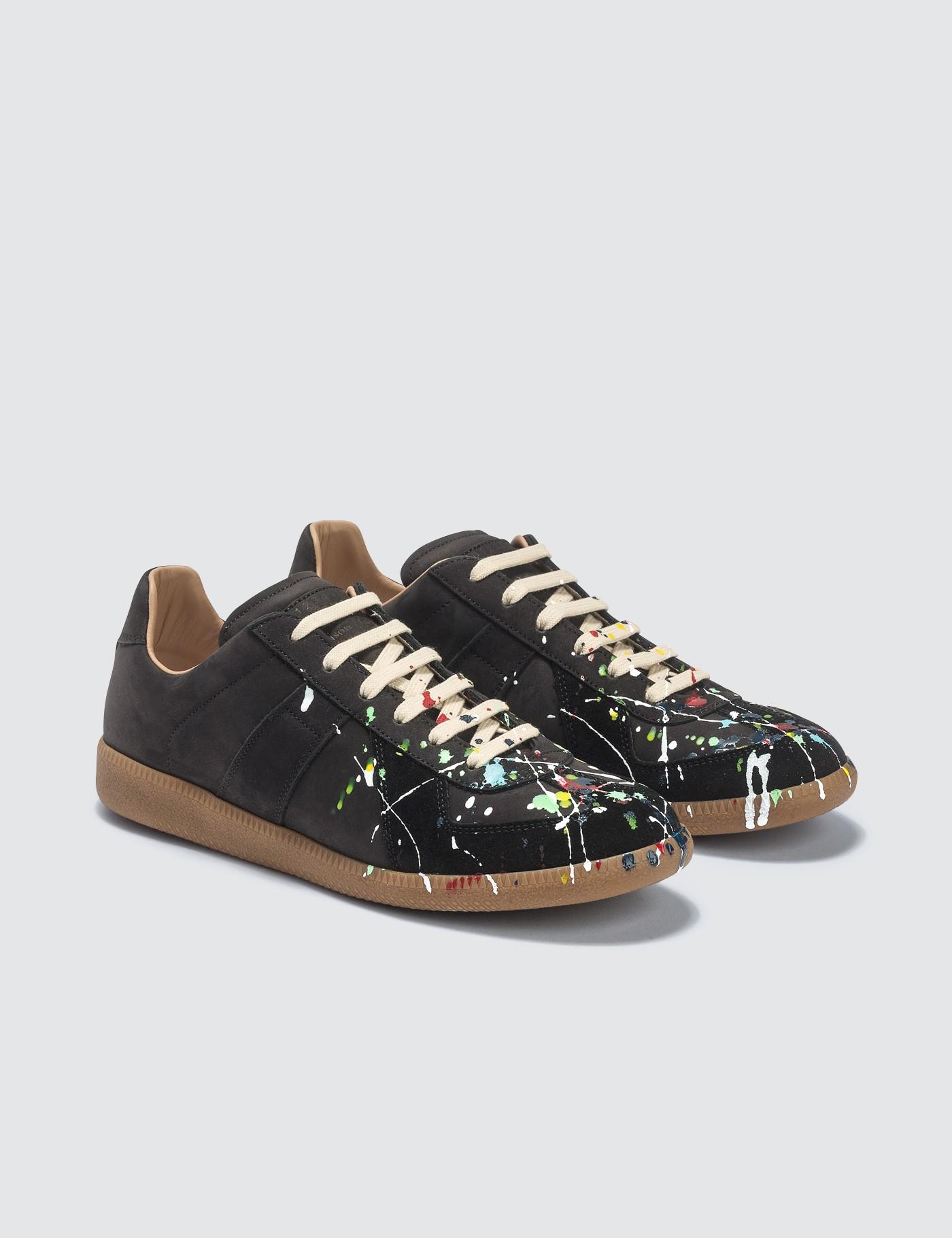 maison margiela replica sneaker black