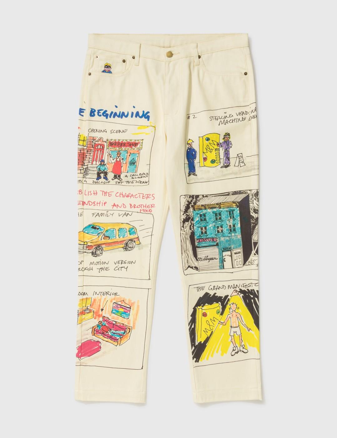 Kidsuper Screenplay Pants in Yellow for Men | Lyst