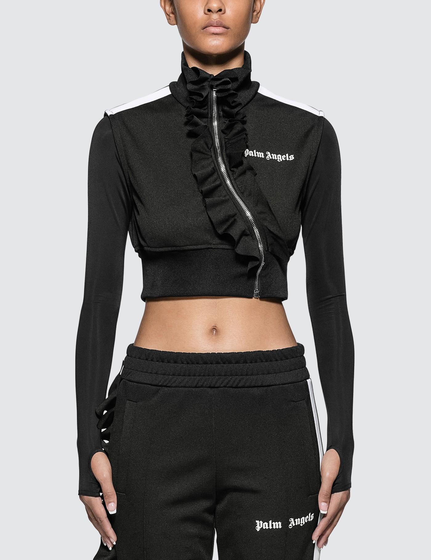 Palm Angels Synthetic Rouches Track Vest in Black - Lyst