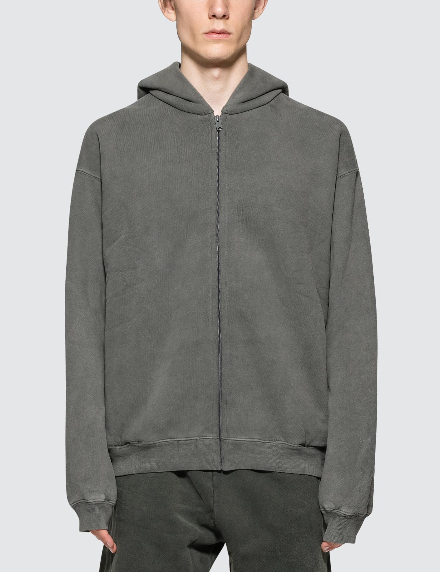 yeezy zip up hoodie