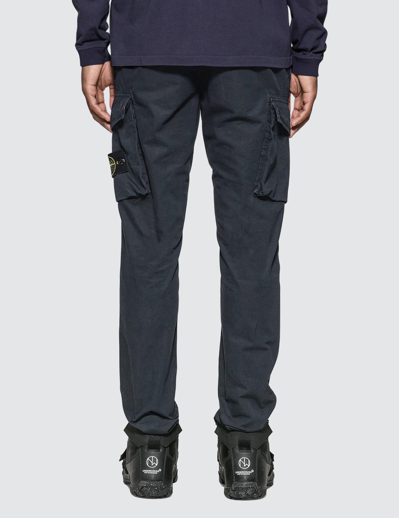 stone island cargo track pants