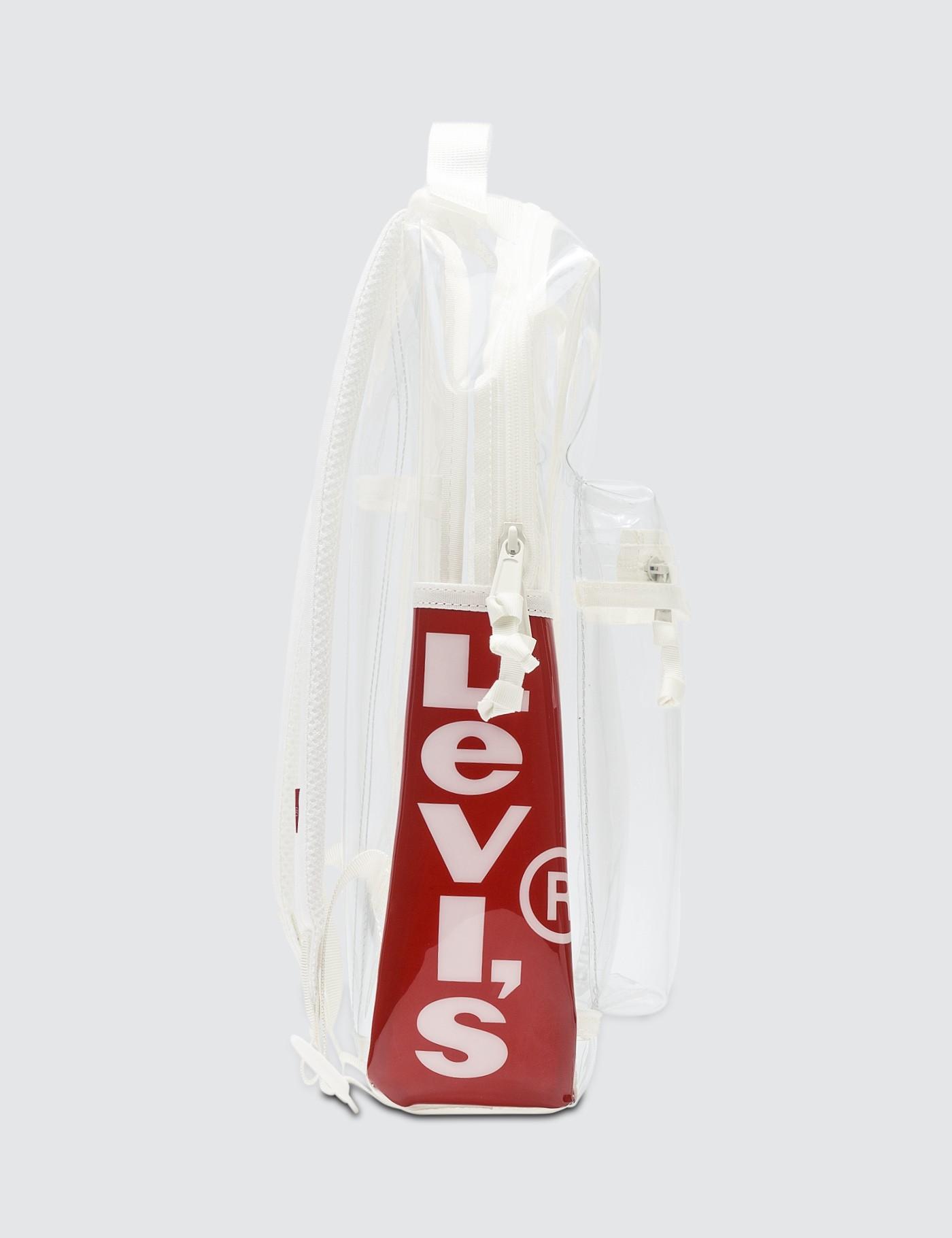 levis clear backpack