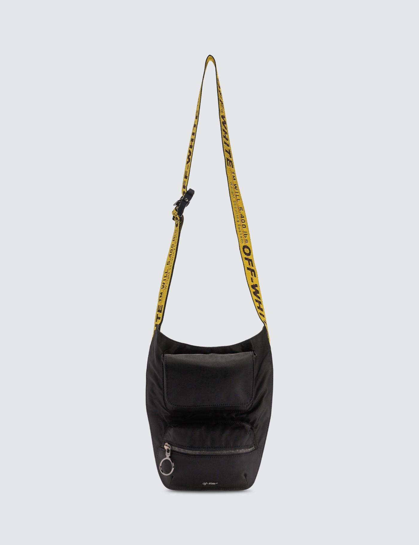 Off-White c/o Virgil Abloh Synthetic Crossbody Bag in Black for Men - Lyst