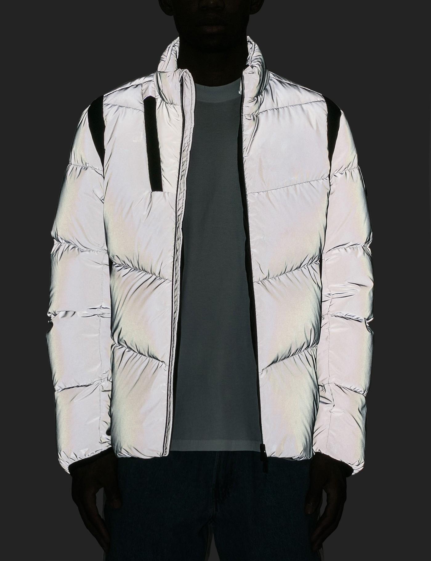 moncler reflective jacket