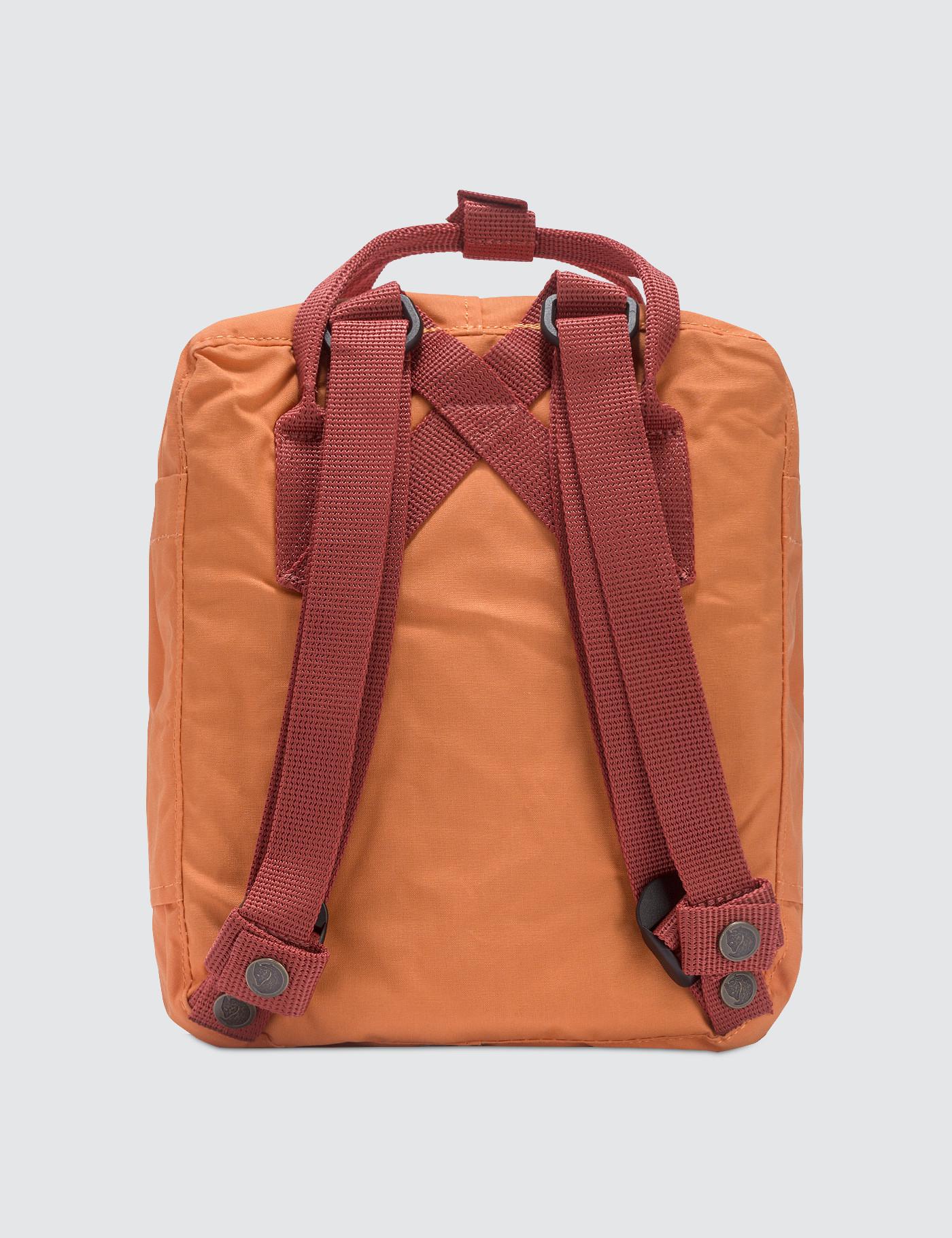 kanken burnt orange deep red