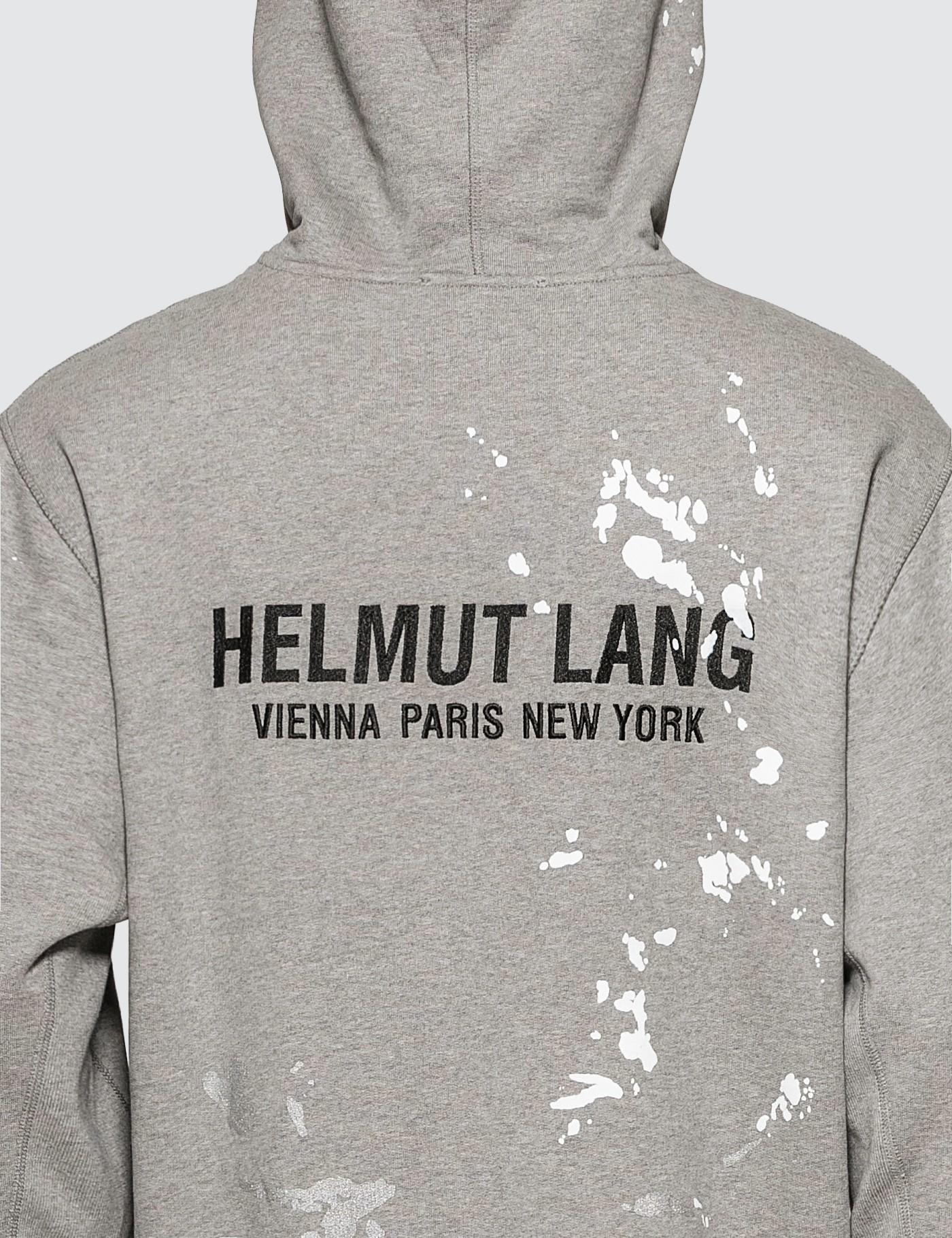 grey helmut lang hoodie