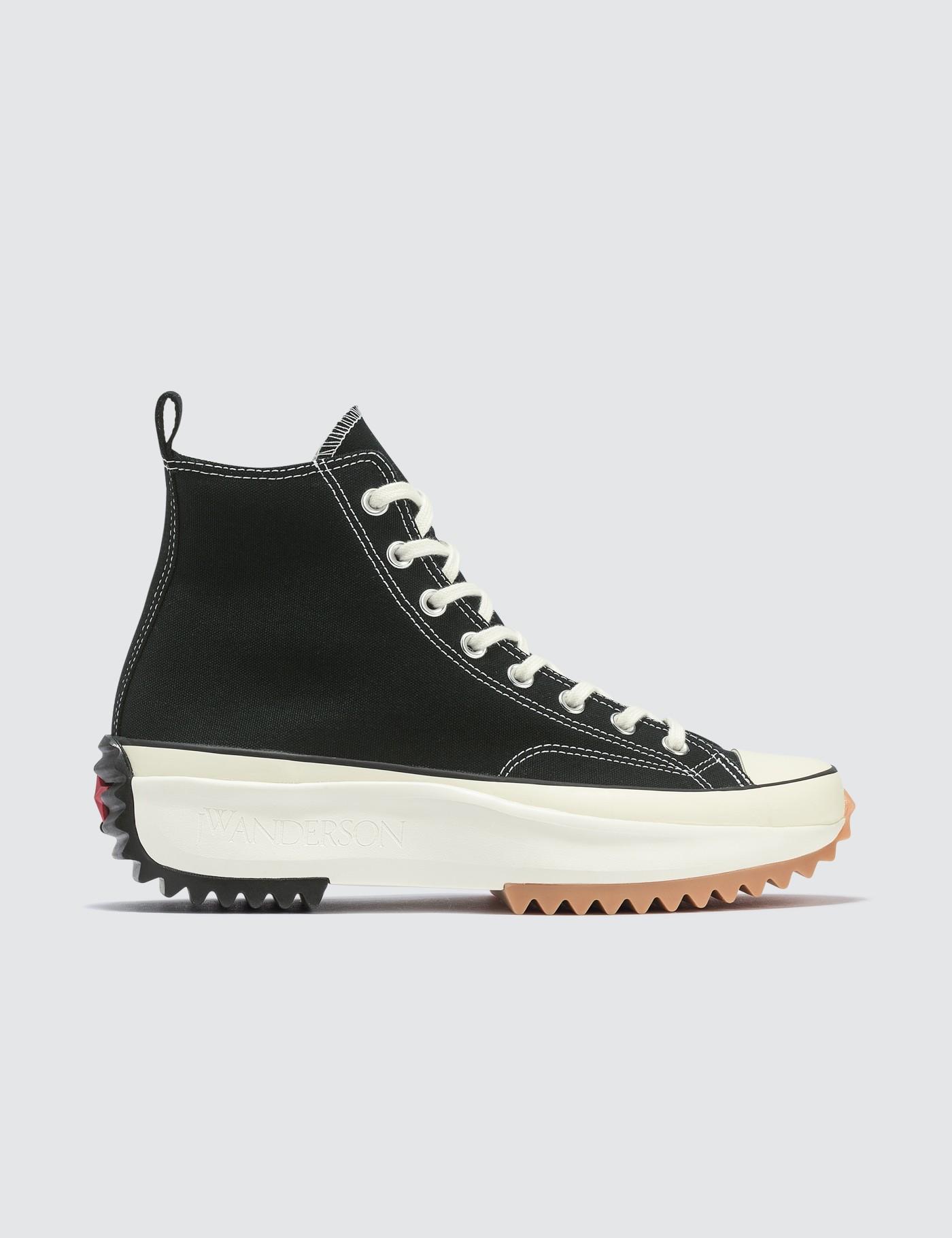 converse run star hike black