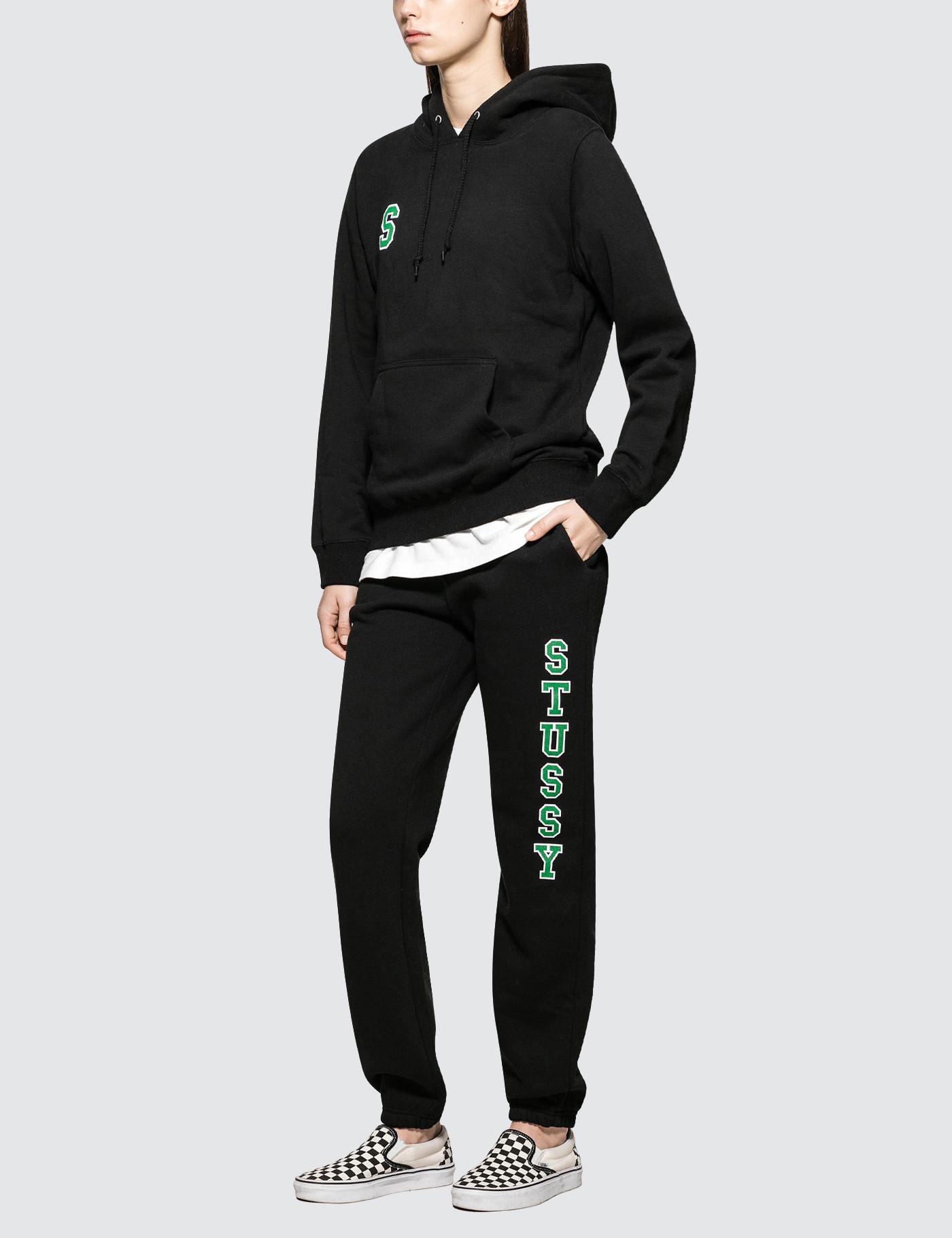 stussy college arch hoodie