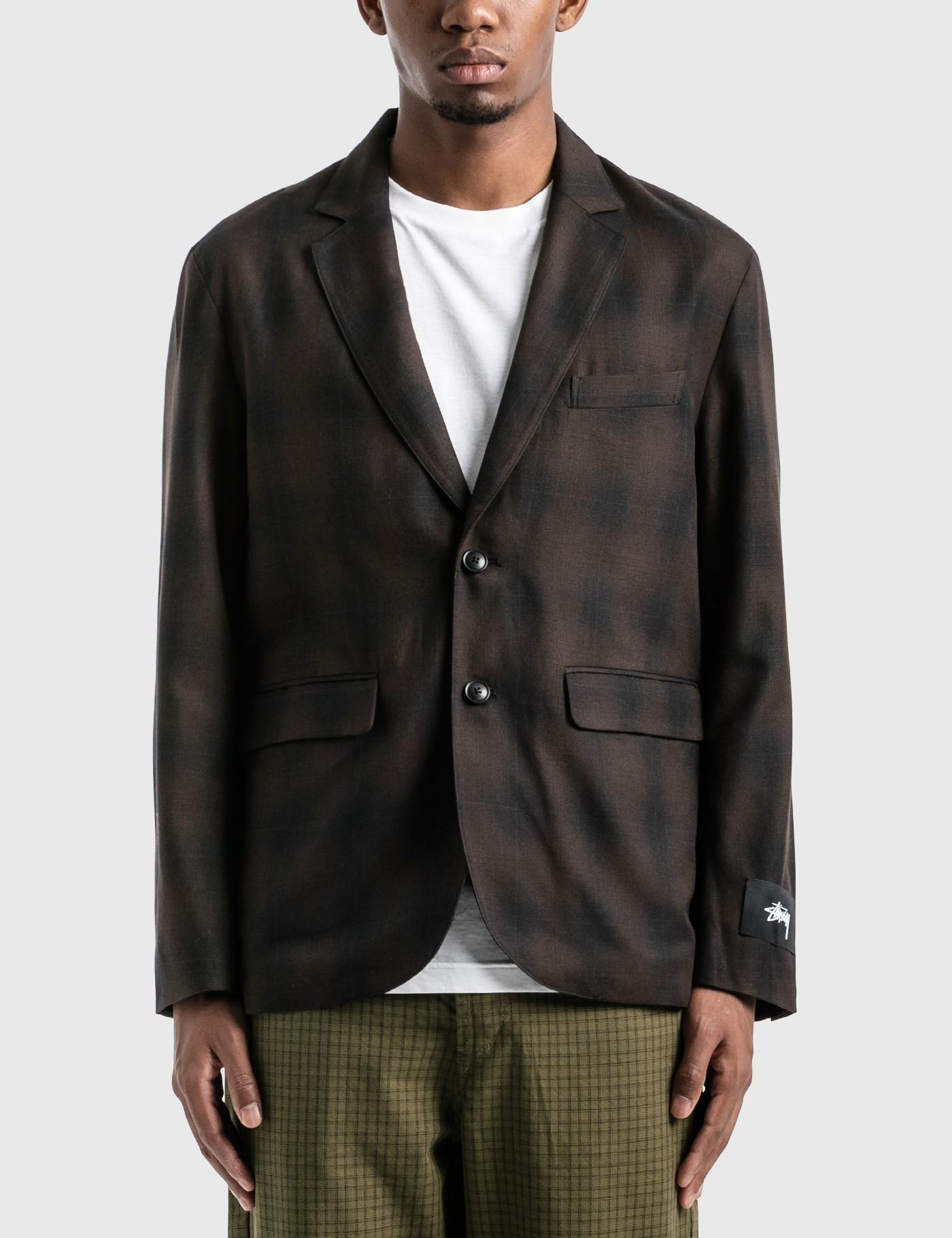 checkered sport coat