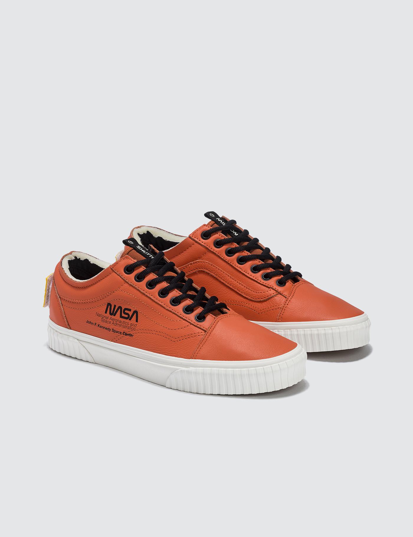 orange nasa vans