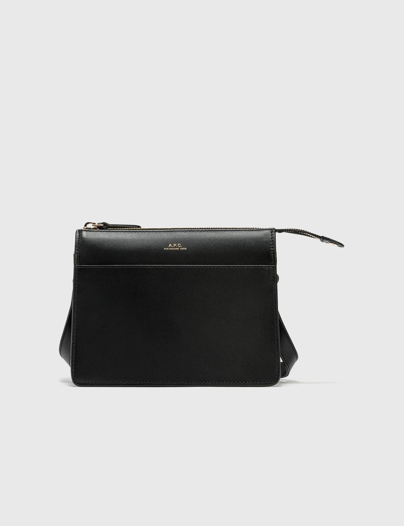 A.P.C. Leather Ella Mini Bag in Black - Lyst