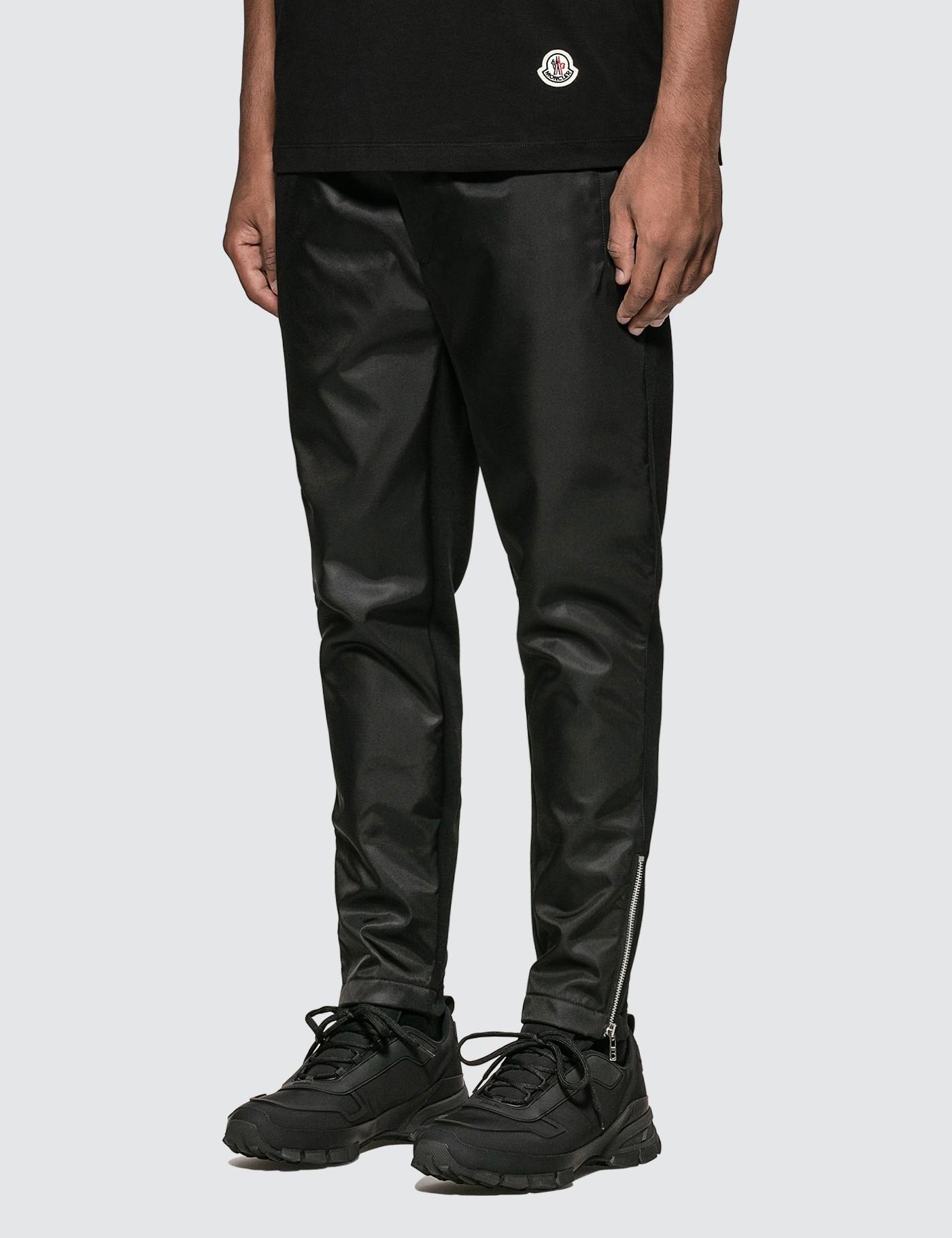 Prada Synthetic Nylon Cotton Sweatpants in Black for Men - Lyst