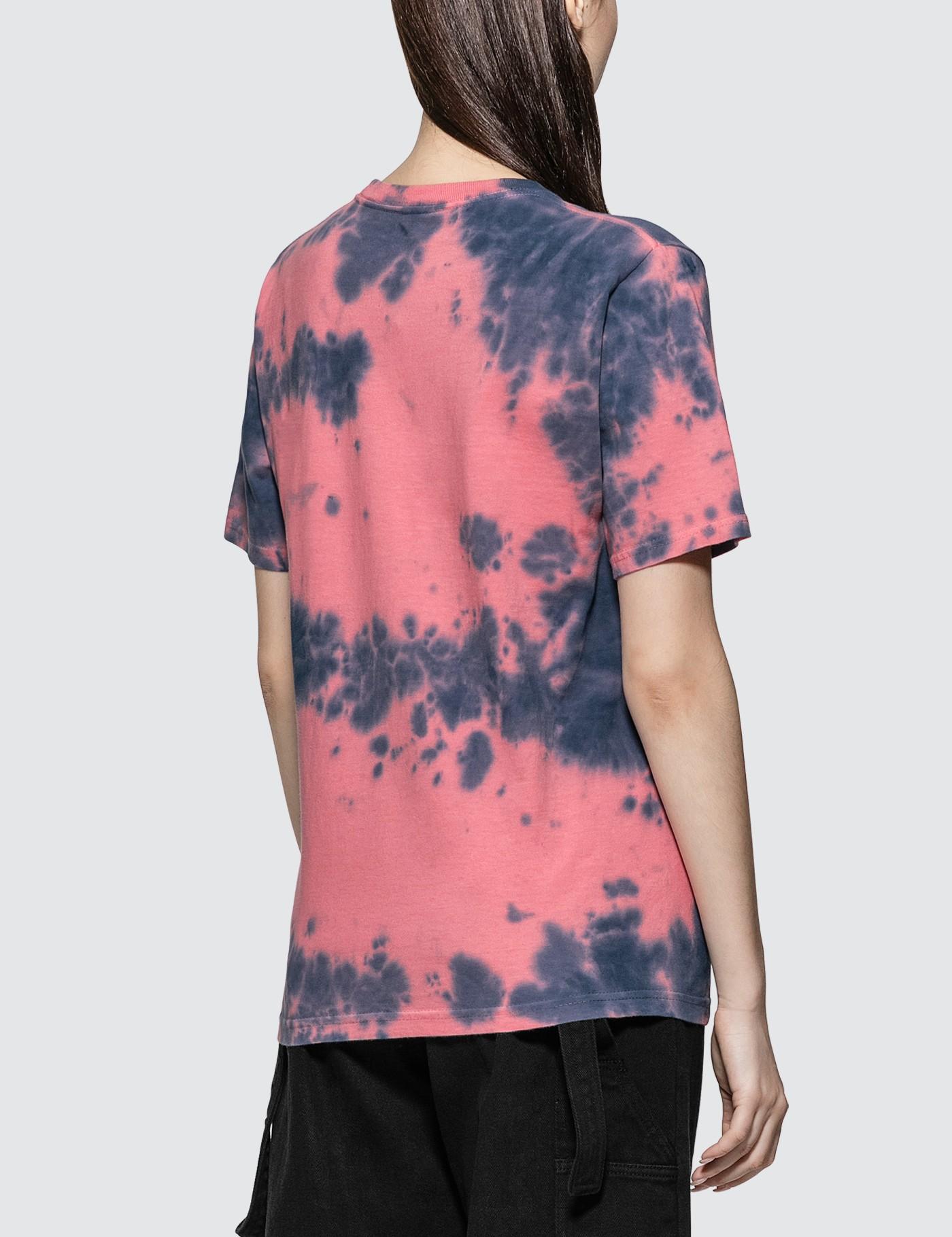 Stussy Cotton Triple Arch Tie Dye Short Sleeve T-shirt in Pink - Lyst