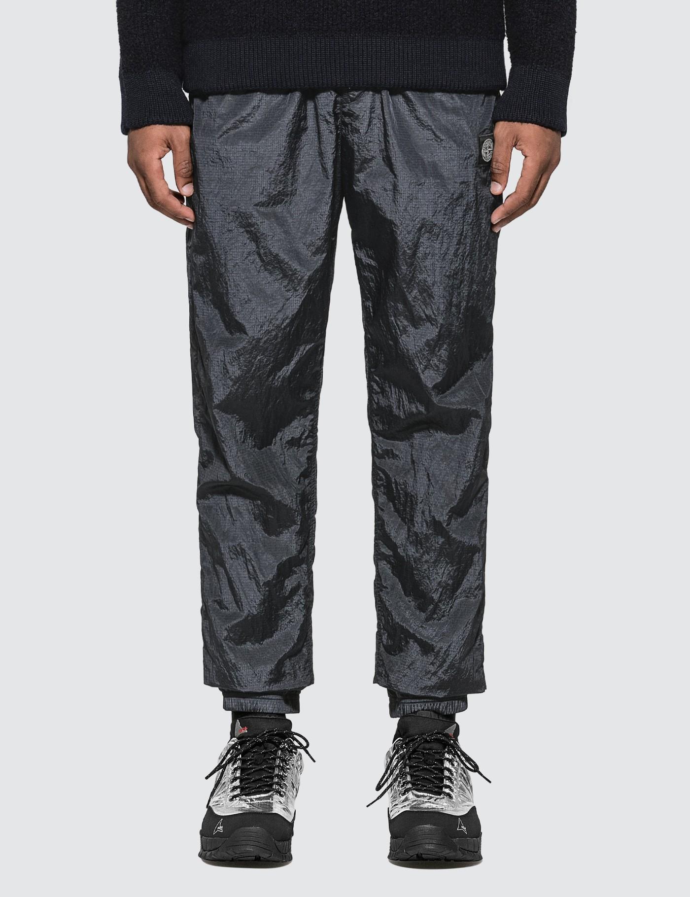 Stone Island Synthetic Patch Nylon Pants in Blue for Men - Lyst