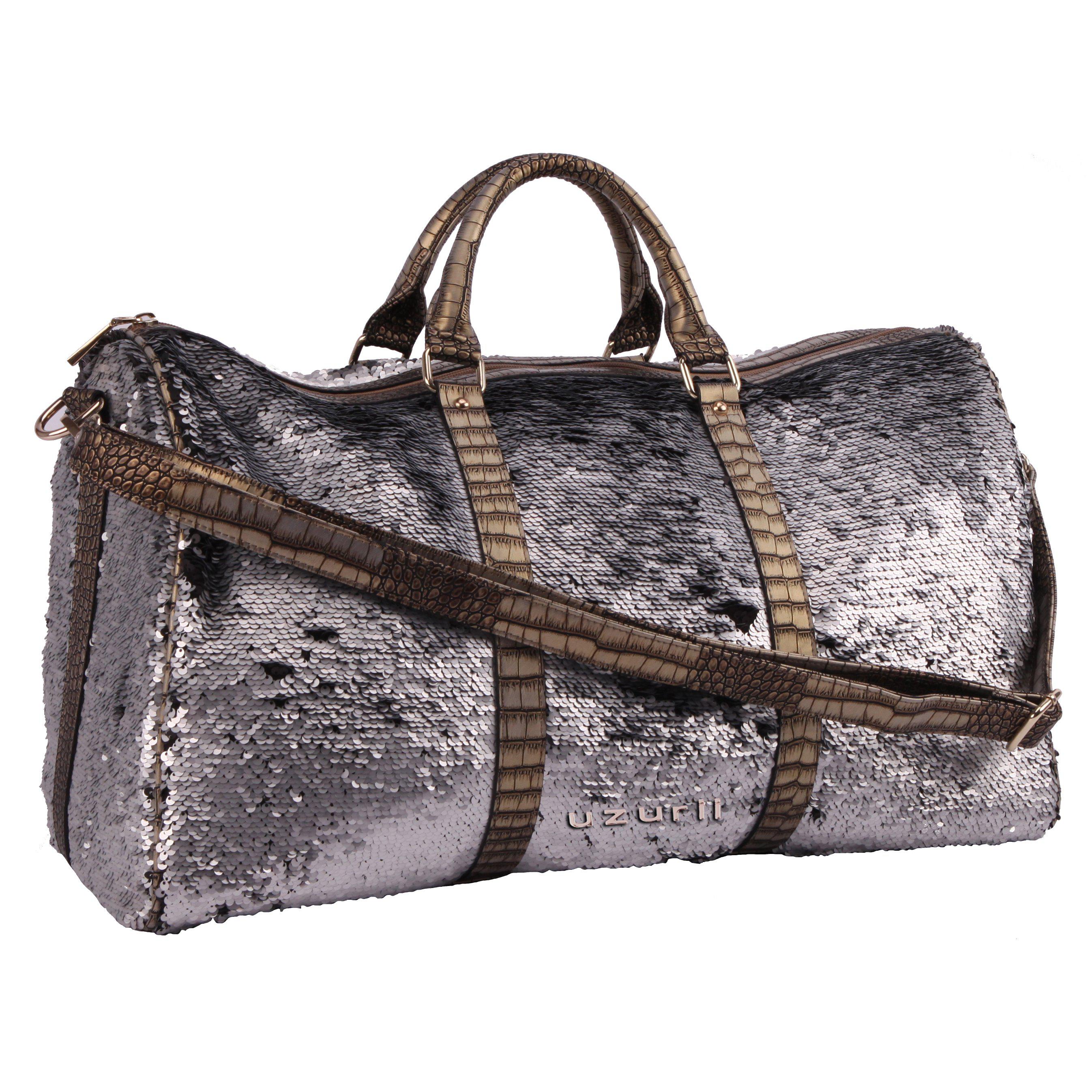 sequin travel bag