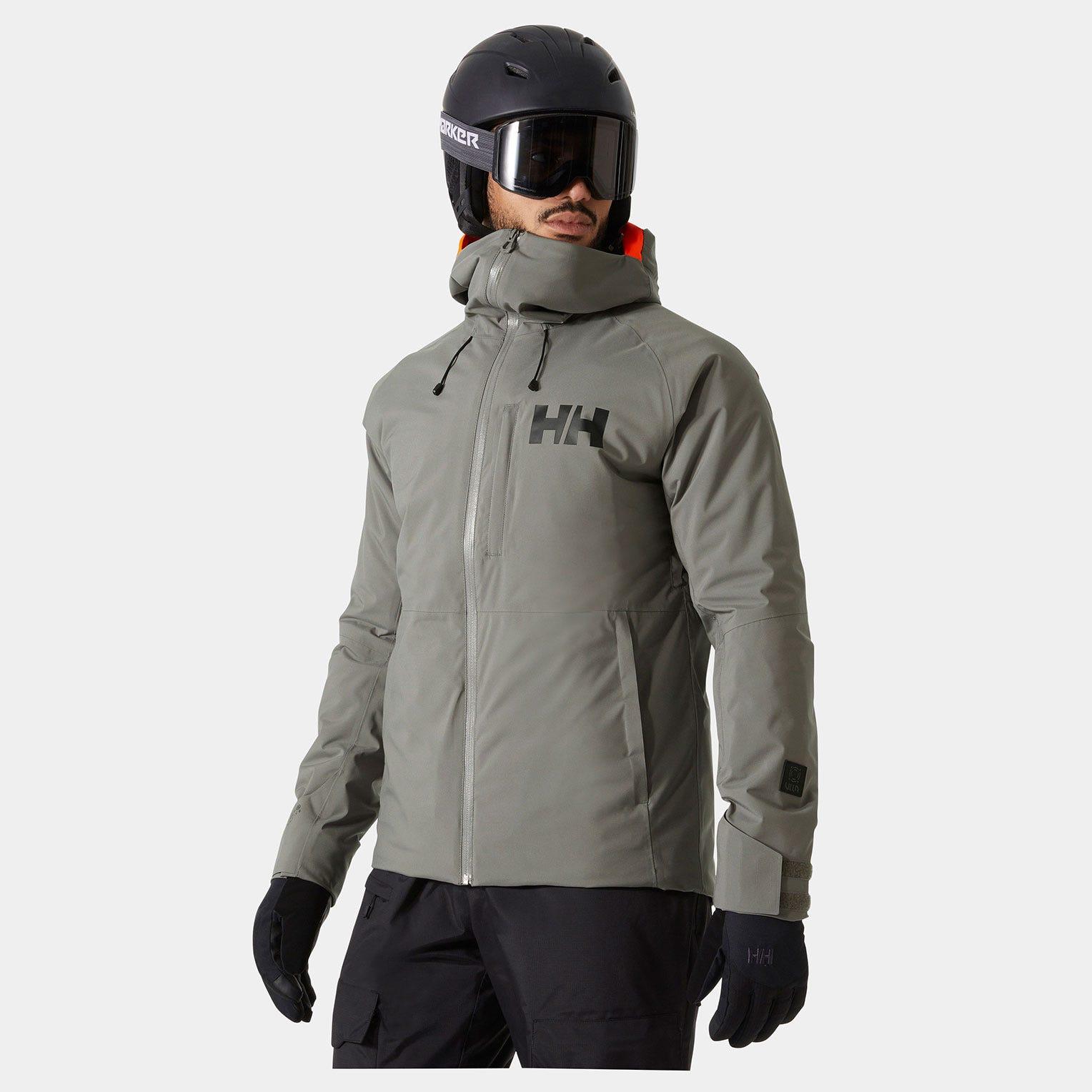 Helly Hansen Powderface Ski Jacket Grey in Gray for Men | Lyst