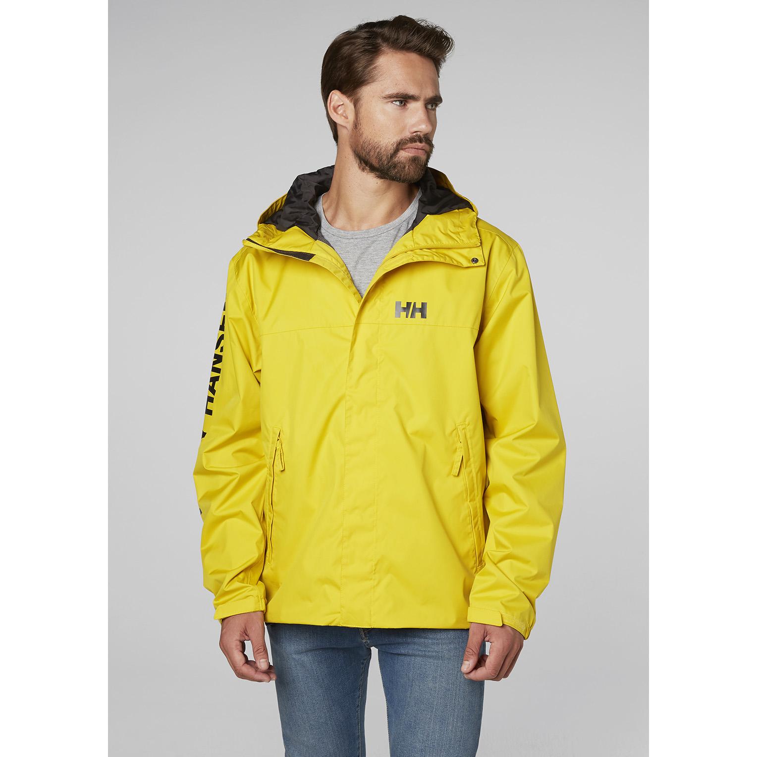 Helly Hansen Ervik Rain Jacket Yellow for Men Lyst