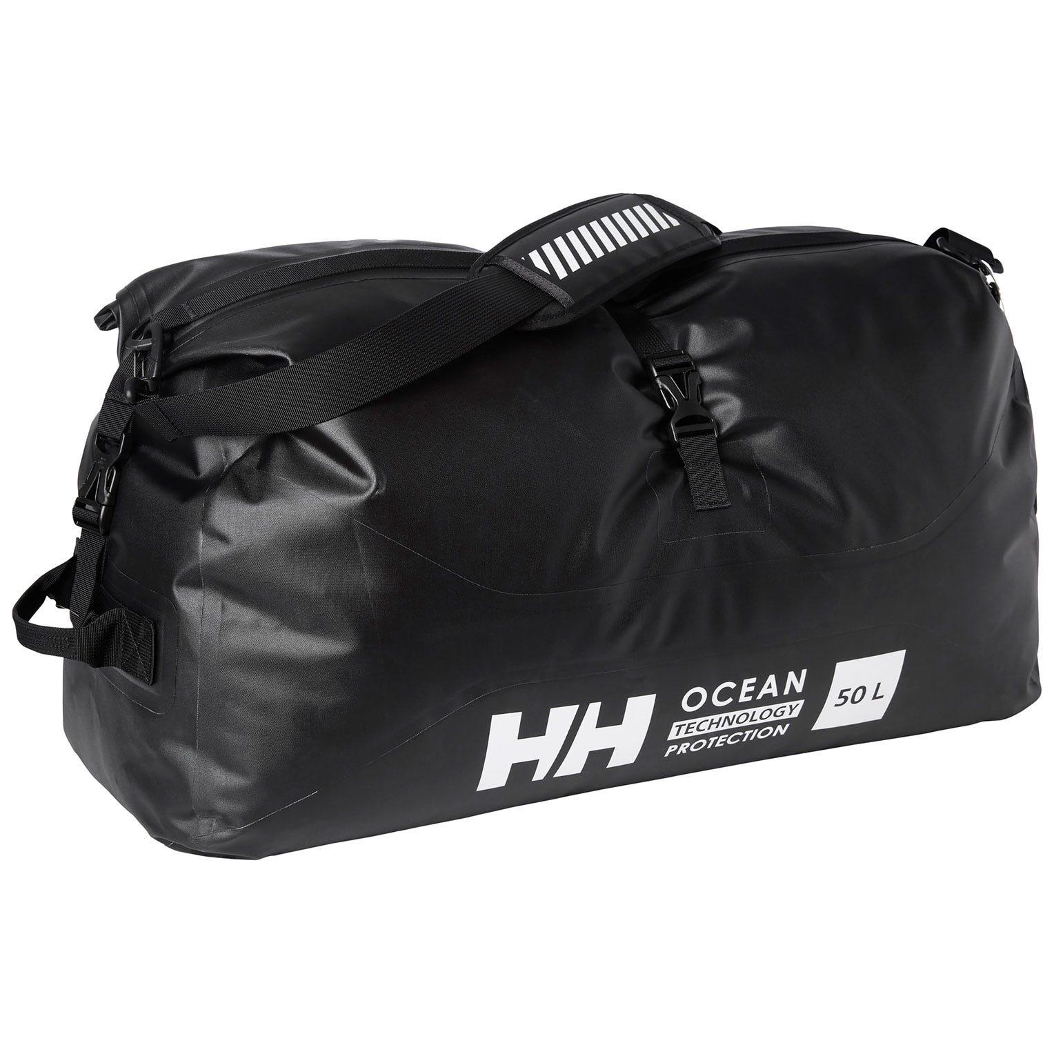 Helly Hansen Offshore Waterproof Duffel Bag, 50l Std in Black Lyst