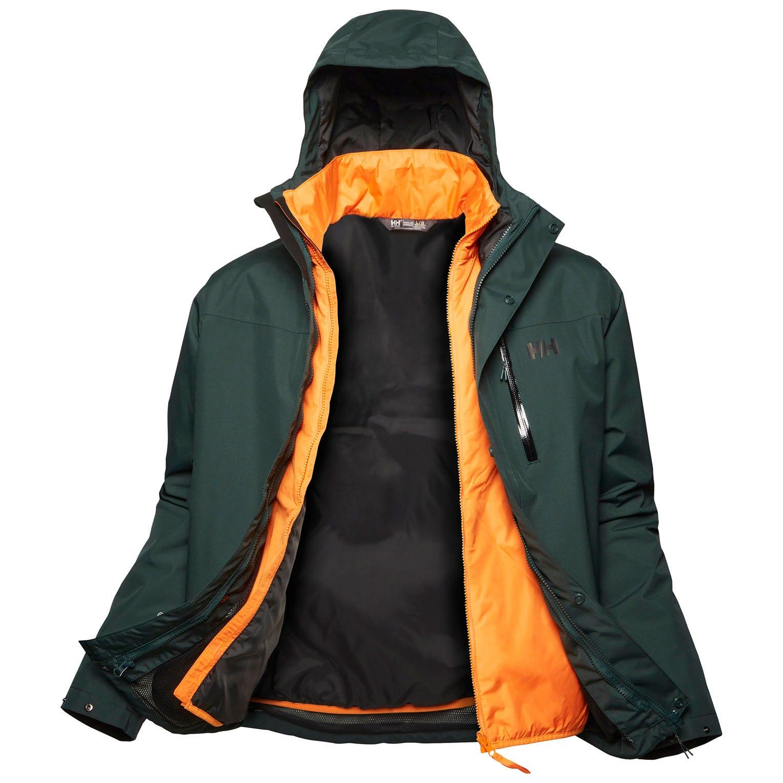 Helly Hansen Men's Juell 3-in-1 Shell And Insulator Jacket Mens Rain in  Green for Men | Lyst