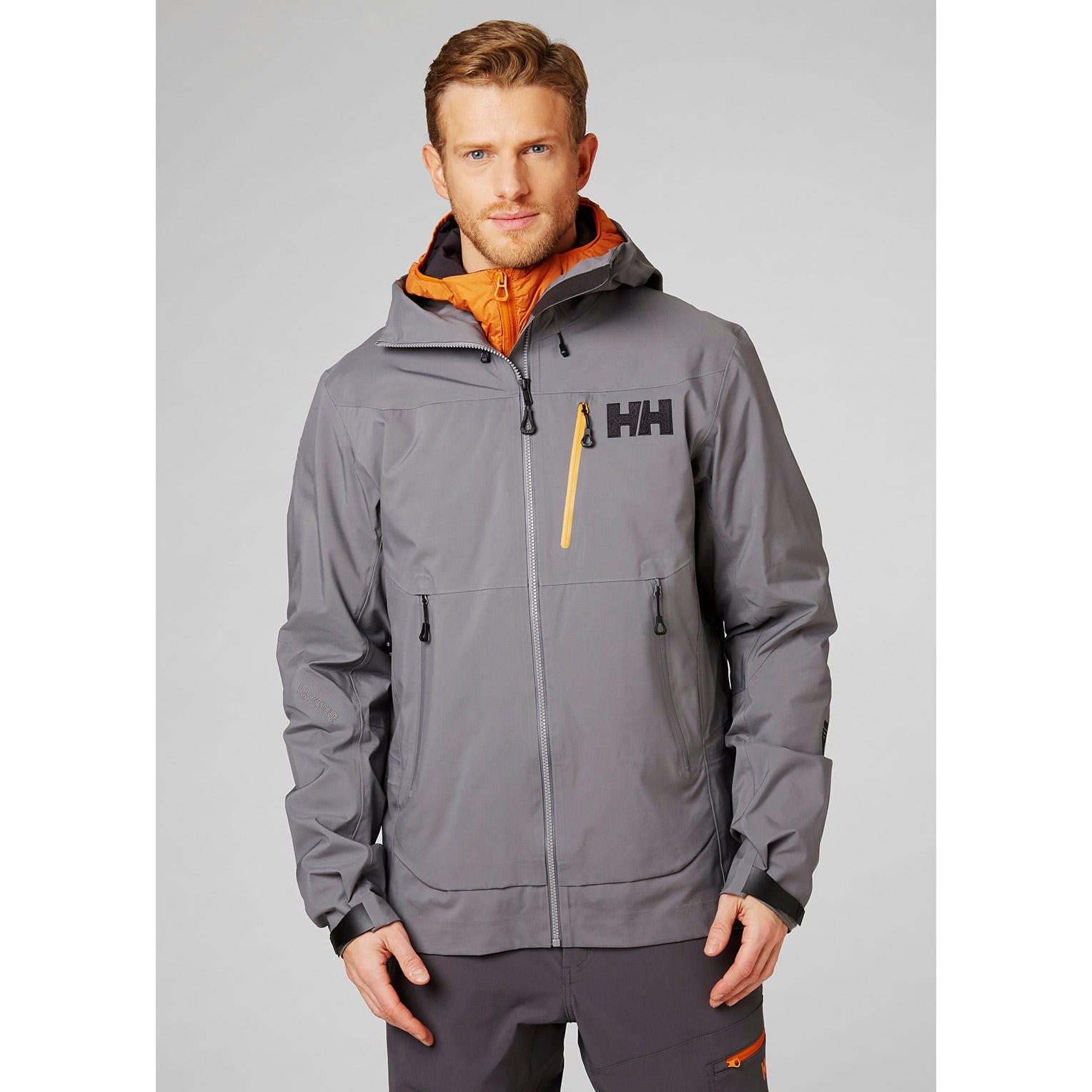 Helly Hansen Odin Mountain 3l Shell Hiking Jacket Grey in Gray for Men