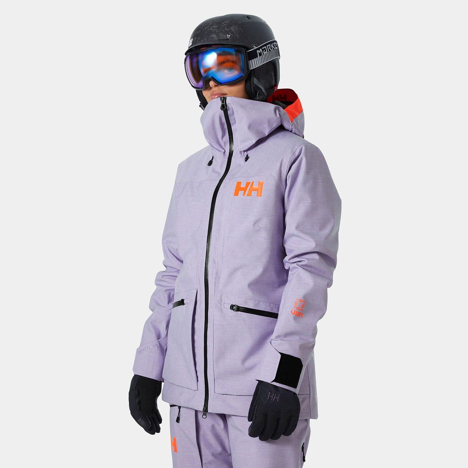 helly hansen purple ski jacket