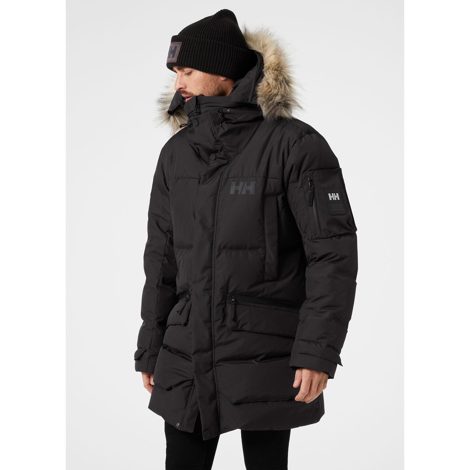 Helly Hansen Bouvet Down Parka Mens in Black for Men | Lyst UK