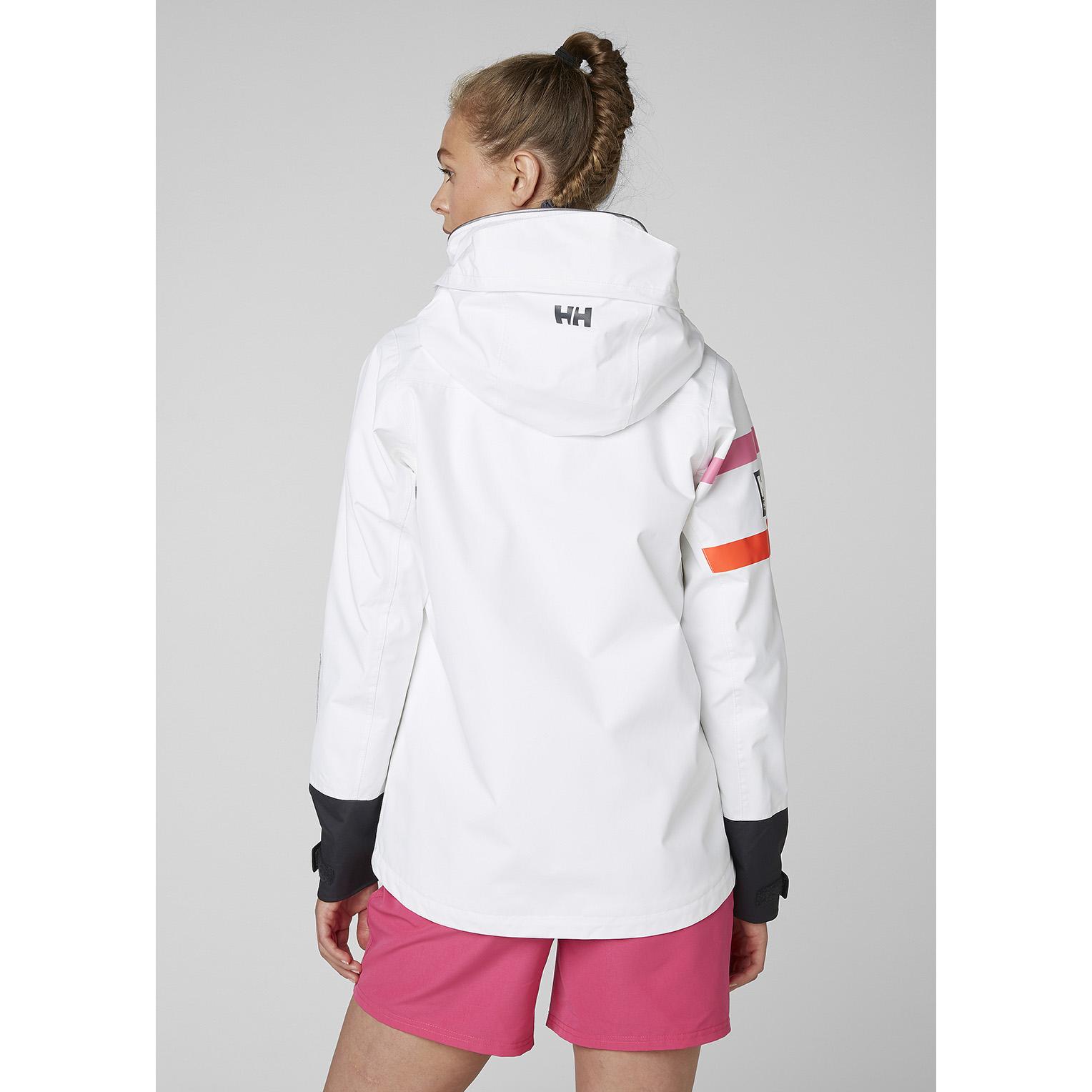 Helly Hansen Fleece Salt Power Sailing Jacket White Lyst