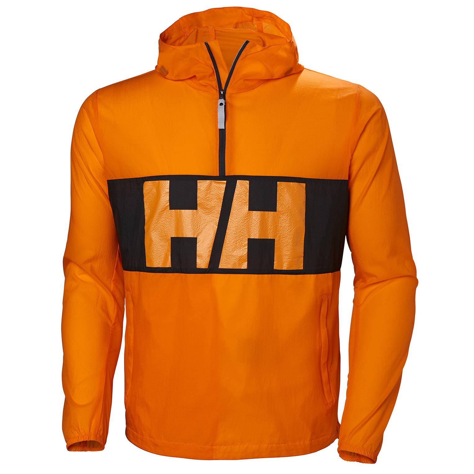 Helly Hansen Active Windbreaker Anorak Rain Jacket Orange for Men - Lyst