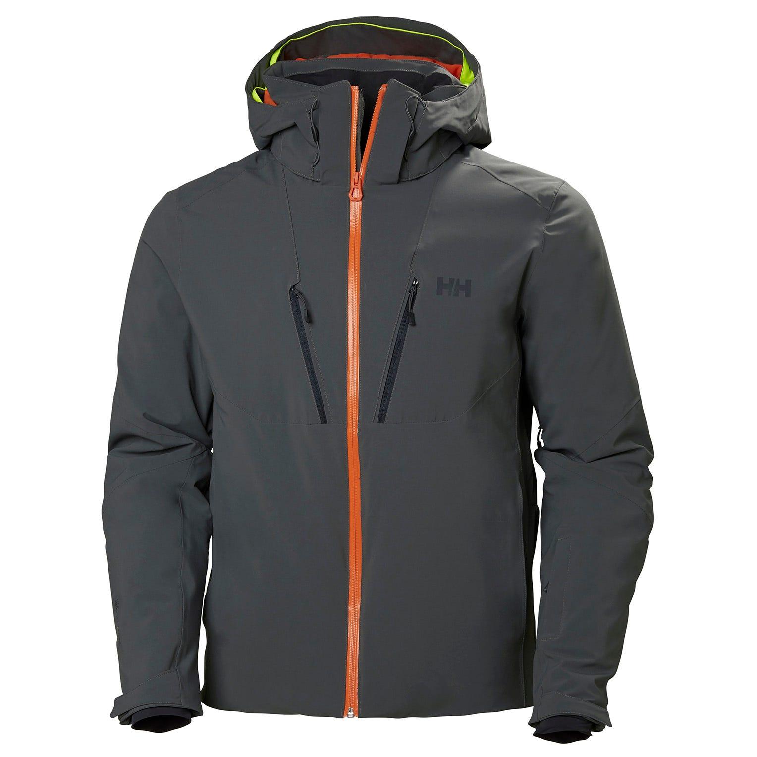 Helly Hansen Lightning Ski Jacket Grey in Charcoal Grey (Gray) for Men