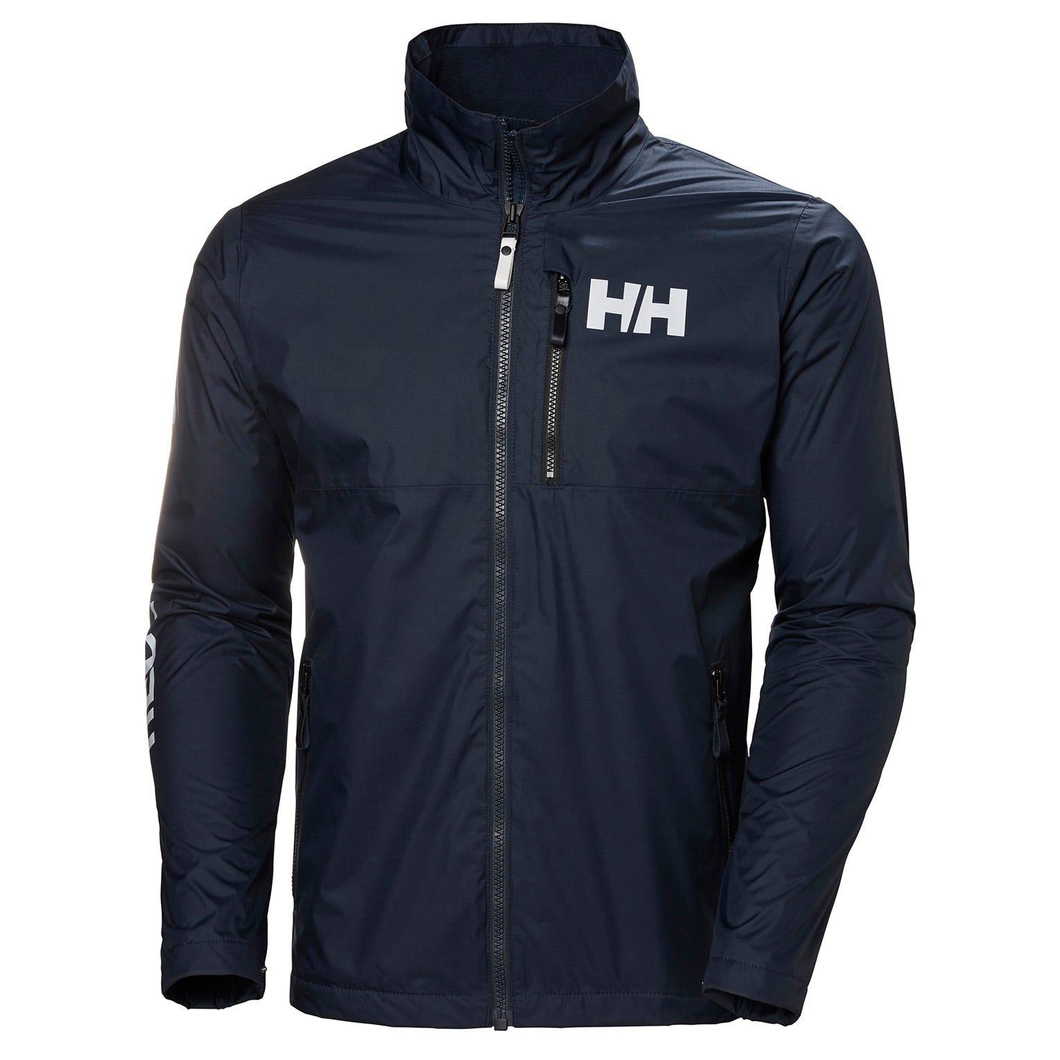 Helly Hansen Fleece Active Midlayer Rain Jacket Navy in Navy Blue (Blue
