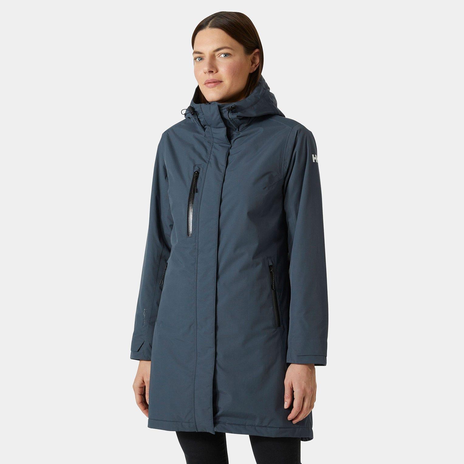 Blue Insulated | Hansen Lyst Coat Adore Rain in Helly