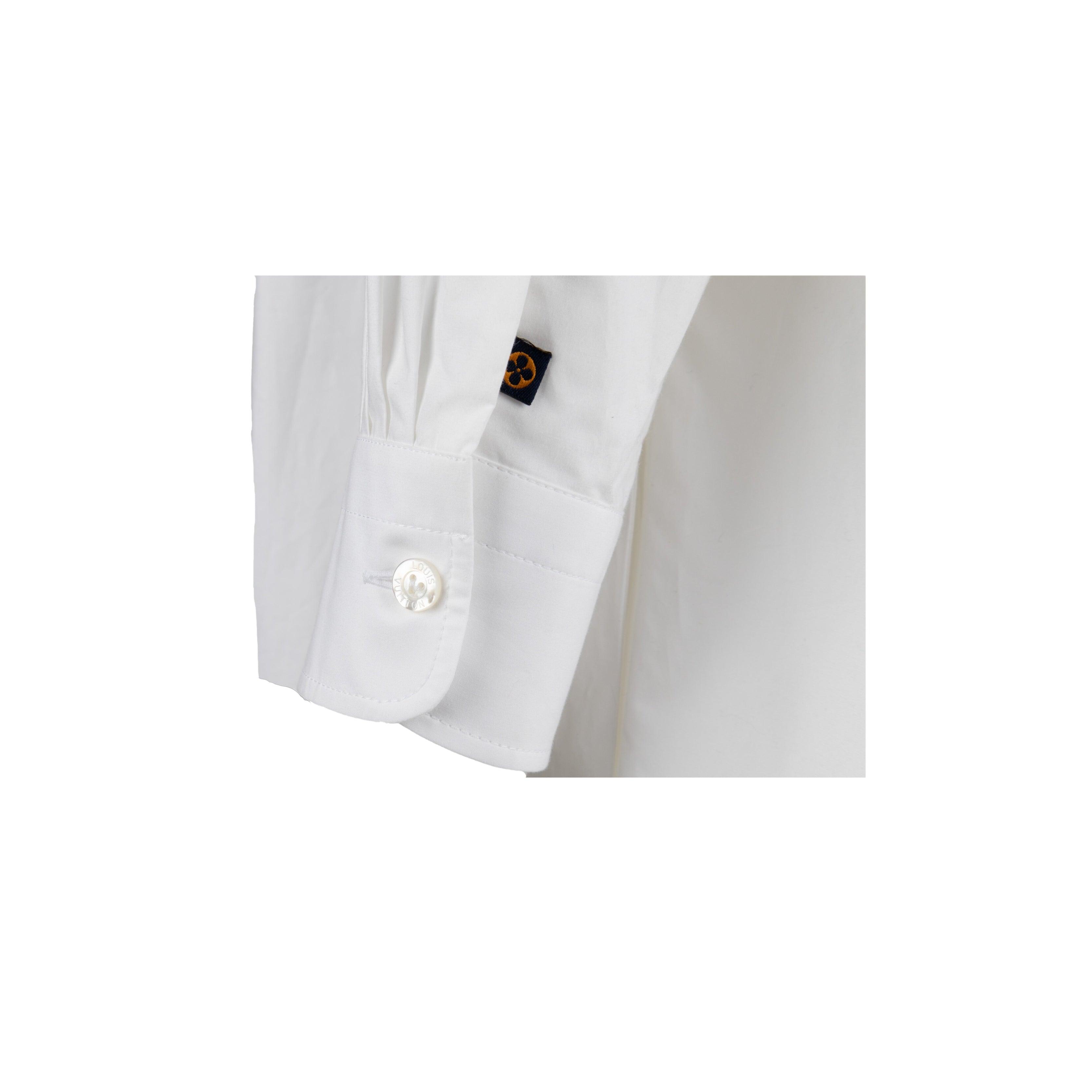 Louis Vuitton Oversized Shirt Dress - '10s in White