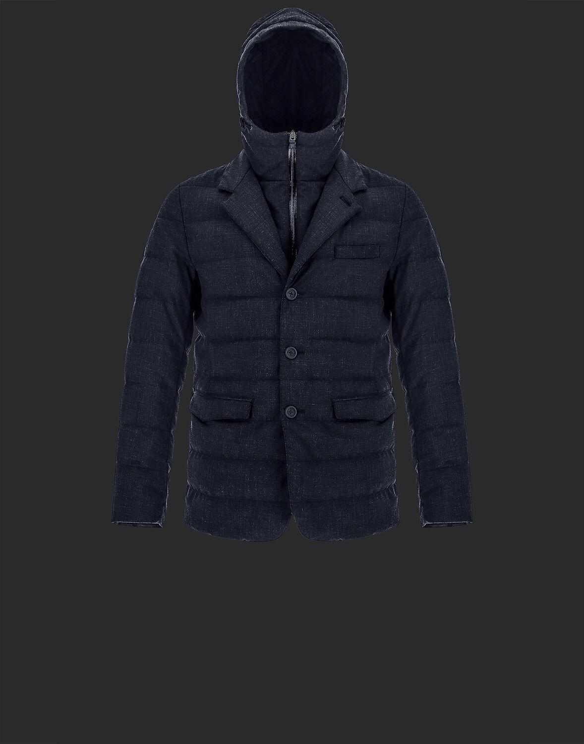 herno flannel down jacket