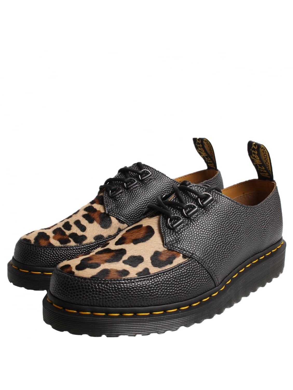 leopard dr martens