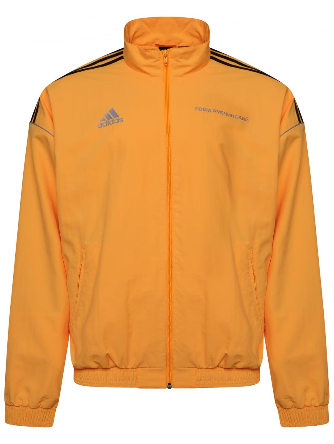 orange adidas track top