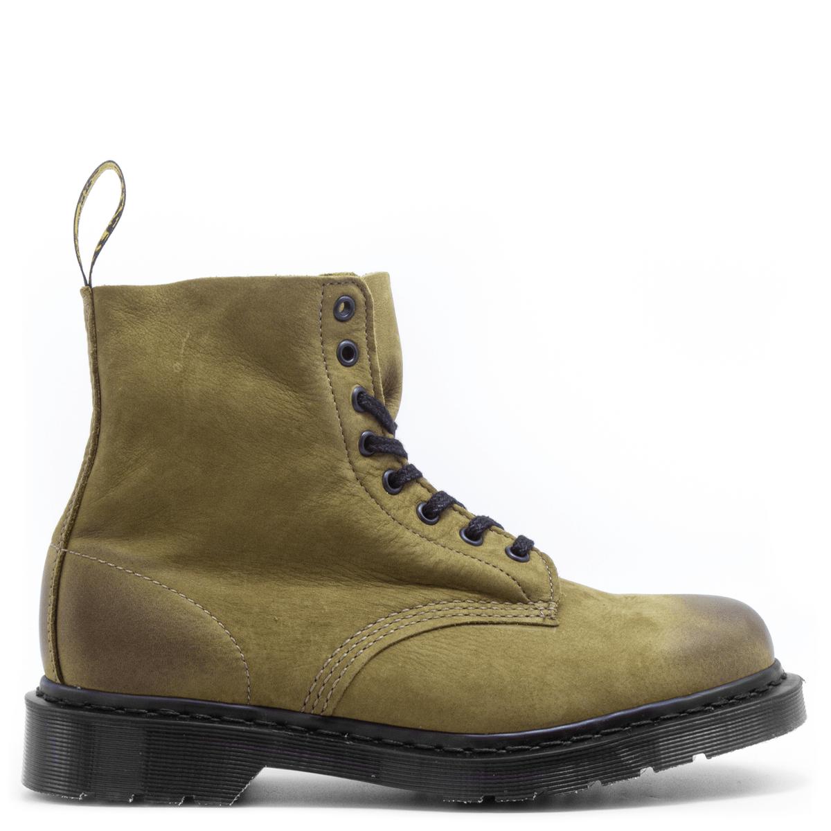 each other district Compare Dr. Martens Leather 1460 Pascal Olive Titan Boots in Green for Men | Lyst
