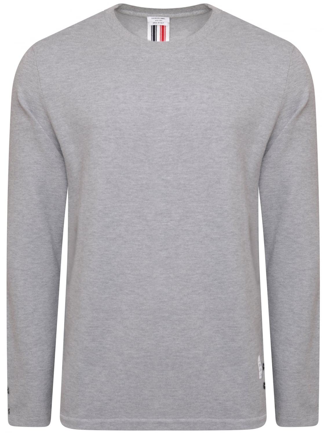 Download Thom Browne Cotton Relaxed Fit Back Stripe Rwb L/s T-shirt ...