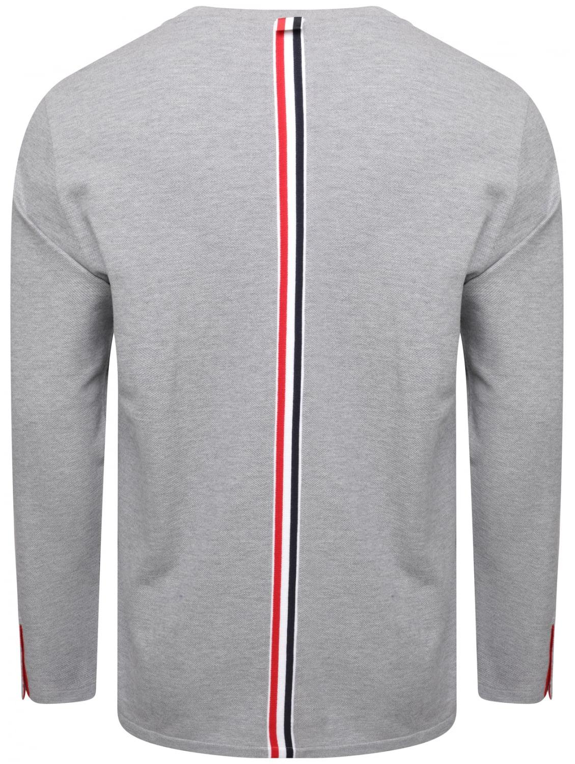 Download Thom Browne Cotton Relaxed Fit Back Stripe Rwb L/s T-shirt ...