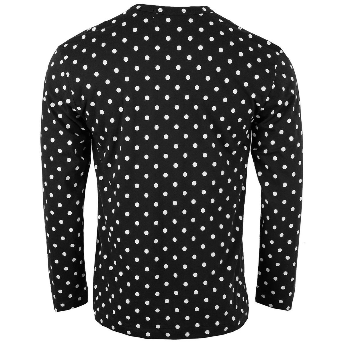 black polka dot comme des garcons