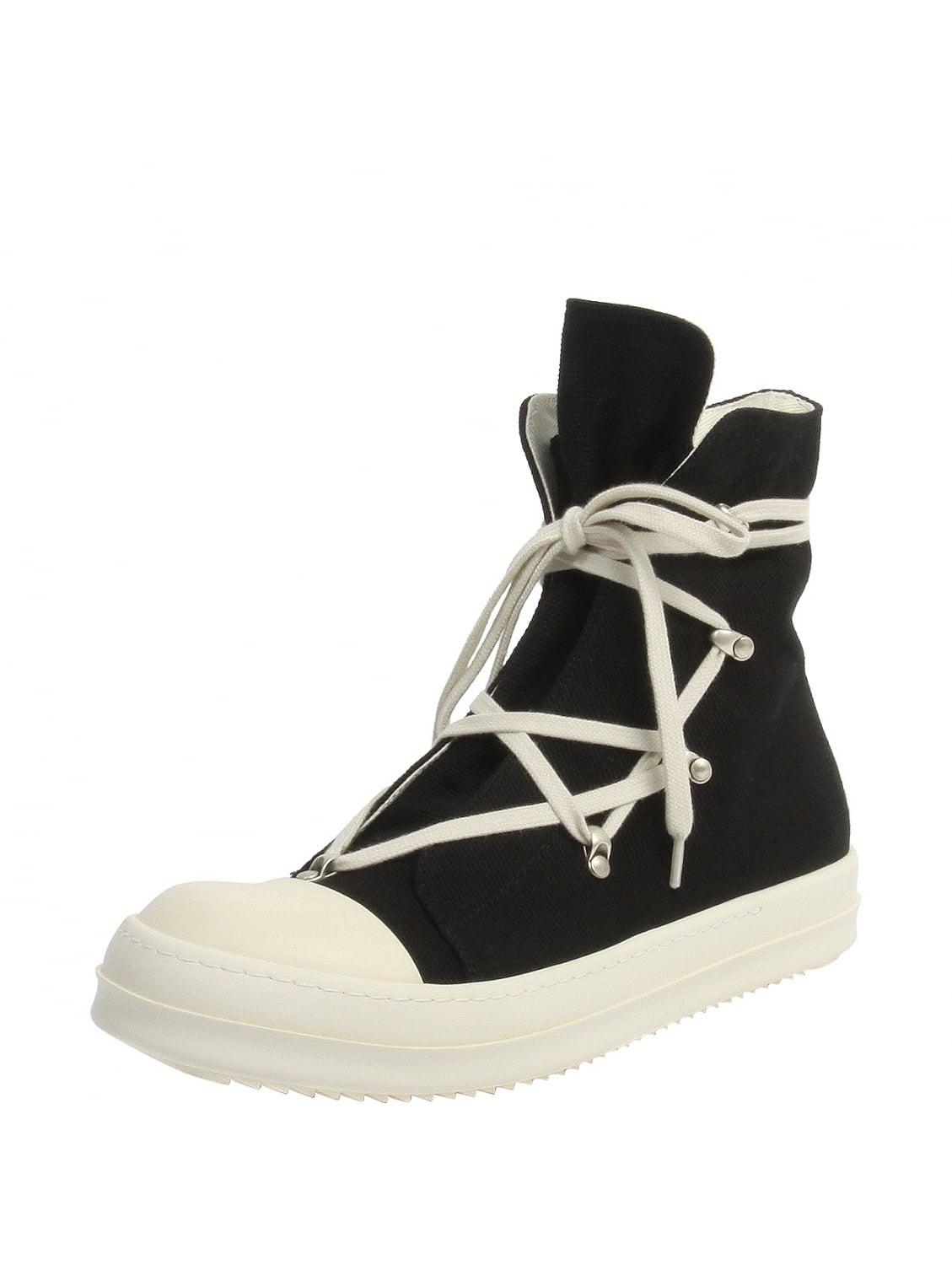 Rick Owens Drkshdw Synthetic Scarpe Hexagram High-top Sneakers Black/milk - Lyst