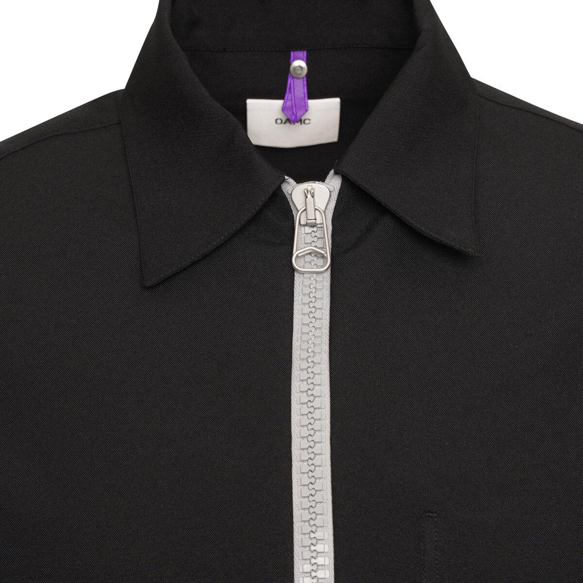 OAMC Ian Zip Short Sleeve in Black for Men | Lyst