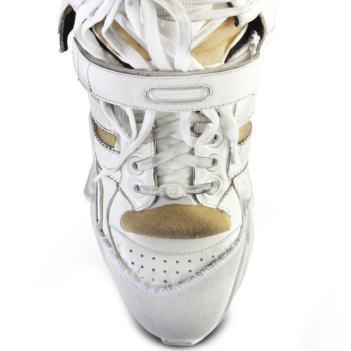 maison margiela white high top