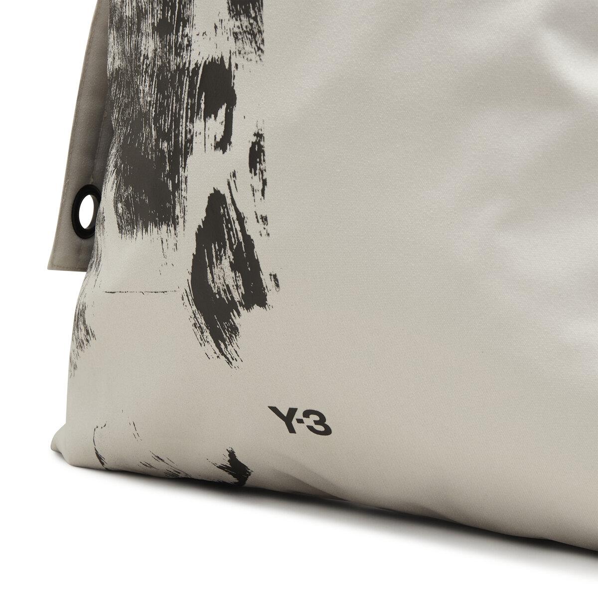Y-3 Graphic Aop Tote Bag In Black / White in Gray for Men | Lyst
