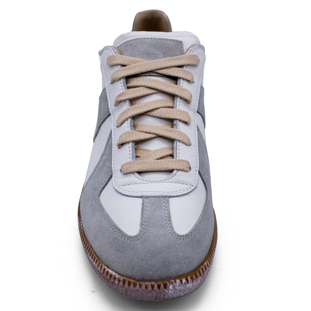 Maison Margiela Replica Sneakers With Hand Painted Sole In White