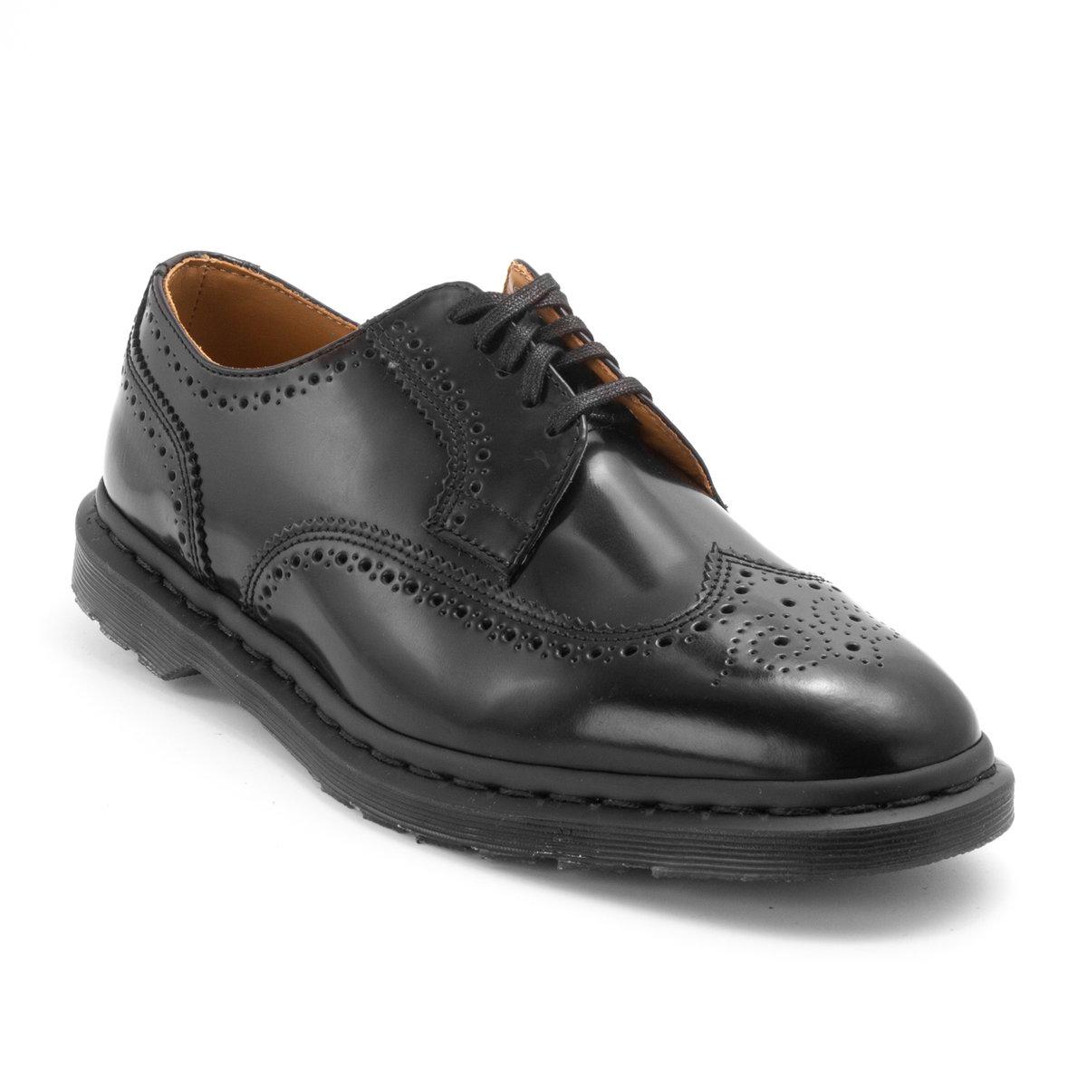Dr. Martens Kelvin Ii Smooth Leather Brogue Shoes in Black for Men | Lyst  Canada