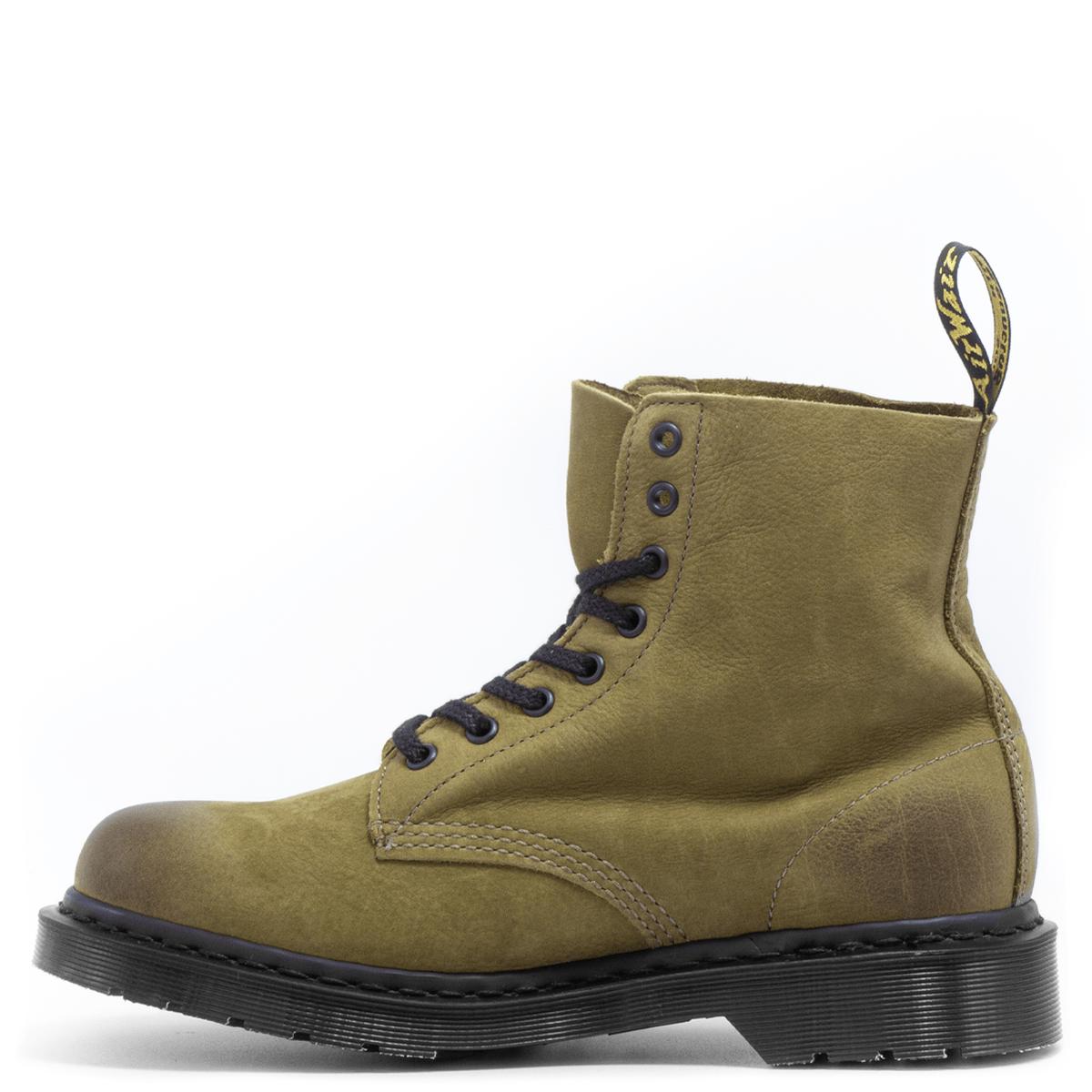 each other district Compare Dr. Martens Leather 1460 Pascal Olive Titan Boots in Green for Men | Lyst