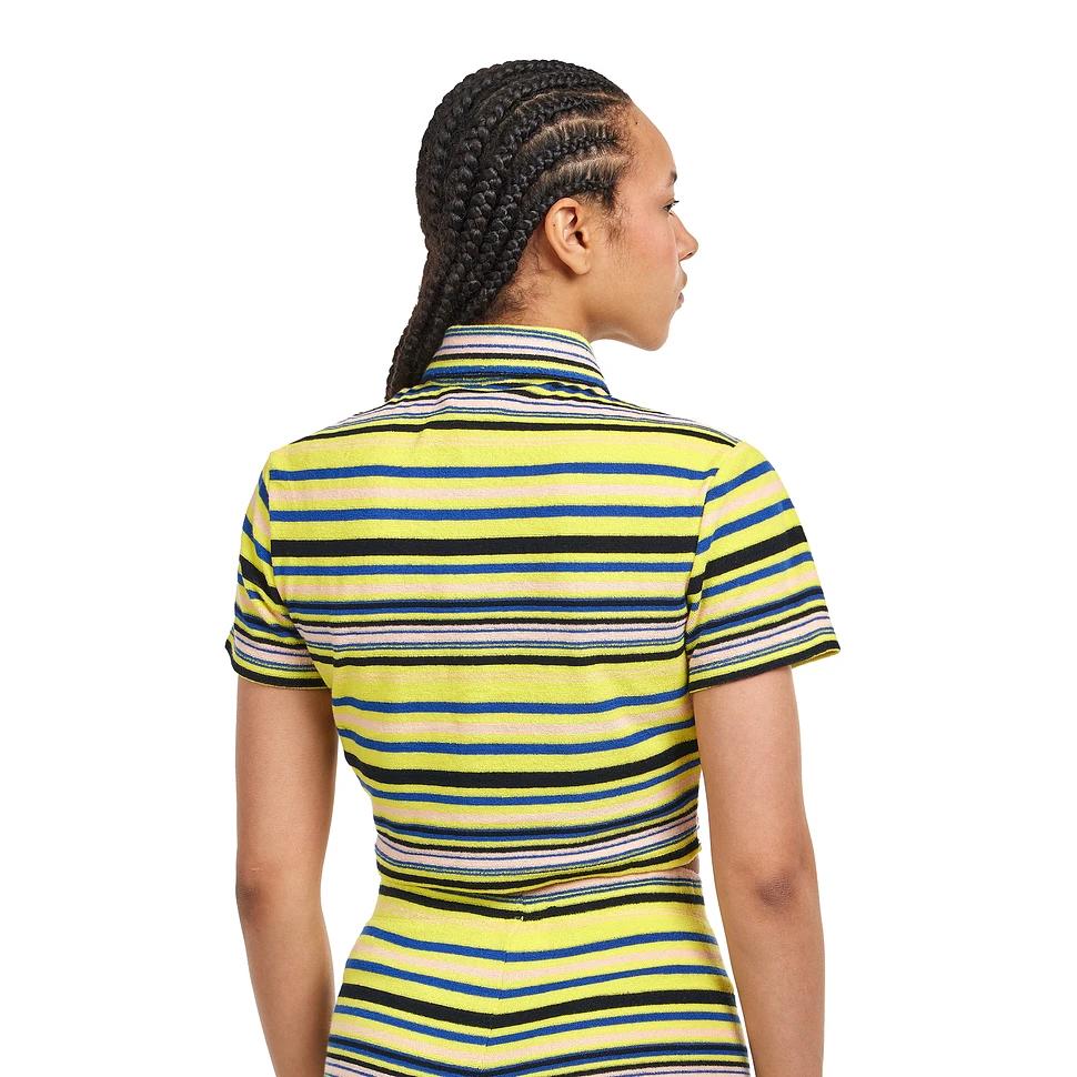 adidas Towel Button-Up Tee in Gelb | Lyst DE