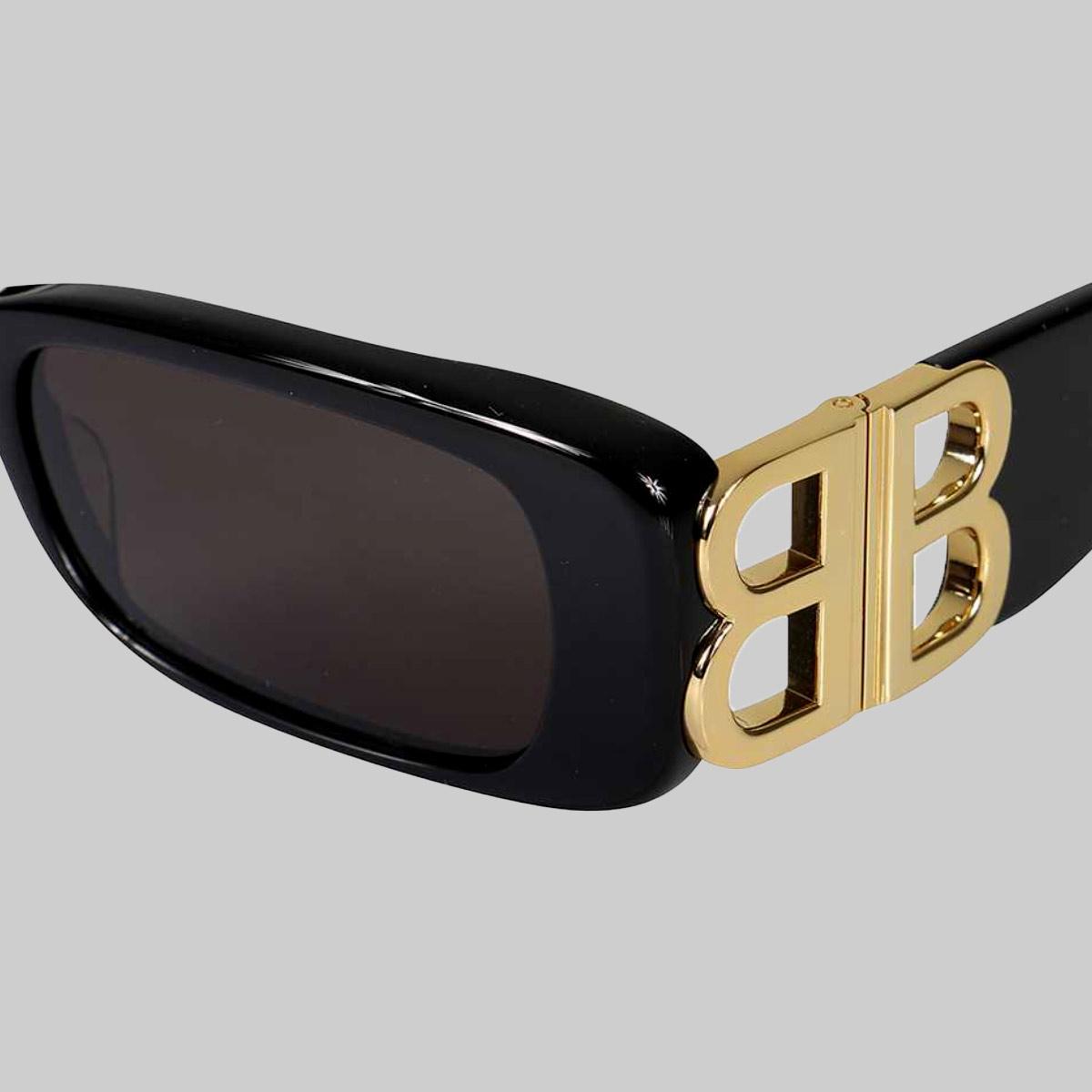 Balenciaga Rectangular Sunglasses In Black for Men | Lyst